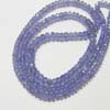 This listing is for 17 inch strand of Very Good Quality Tanzanite Micro Faceted Roundell in size of 3 mm to 4 mm approx.,,Length: 17 inch